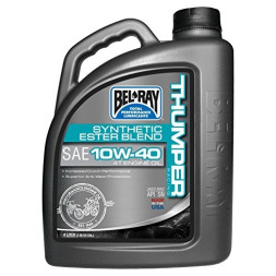 Масло моторне Bel Ray THUMPER RACING SYNTHETIC ESTER 4T [4л], 10w-40