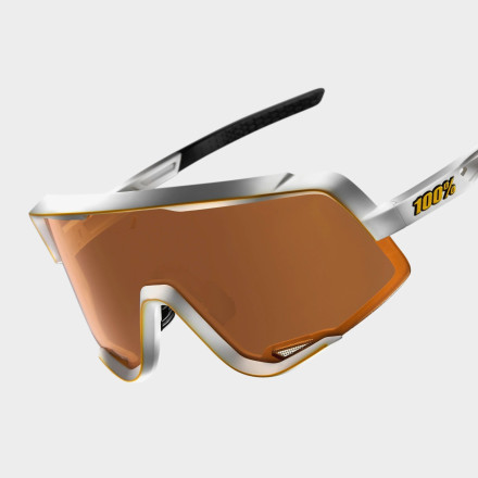 Велосипедные очки Ride 100% Glendale - Soft Tact Off White - Persimmon Lens, Colored Lens