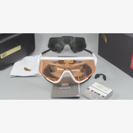 Велосипедные очки Ride 100% Glendale - Soft Tact Off White - Persimmon Lens, Colored Lens