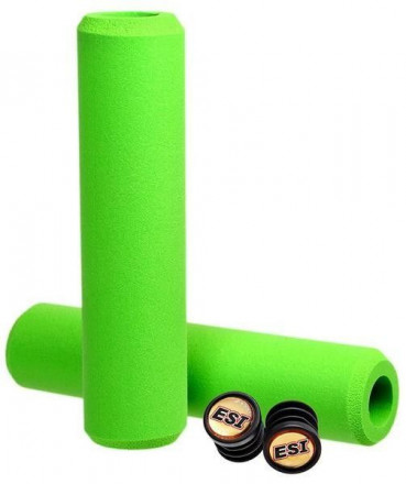 Грипсы ESI Chunky Green, зеленые