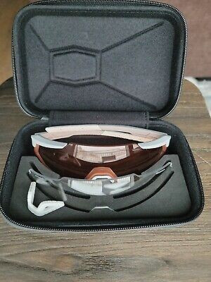 Велосипедные очки Ride 100% RACETRAP - Soft Tact Stone Grey - HiPER Coral Lens, Mirror Lens