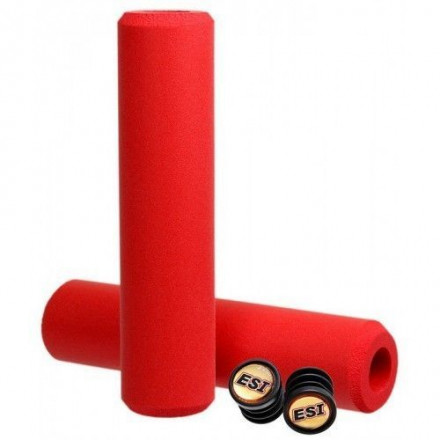 Грипсы ESI Racer&#039;s Edge Red, красные