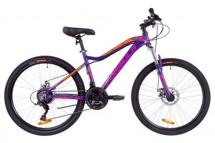 Велосипед 26&quot; Formula MYSTIQUE 1.0 AM 14G DD рама-16&quot; Al фиолетово-оранжевый 2019