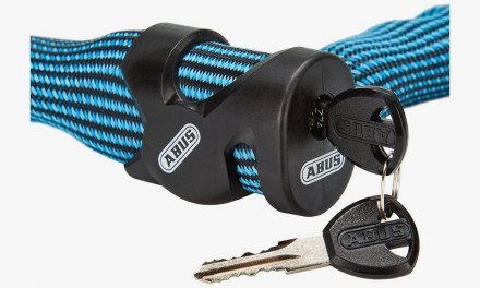 Замок із ланцюгом ABUS 7210/85 IvyTex Diving Blue