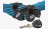 Замок із ланцюгом ABUS 7210/85 IvyTex Diving Blue