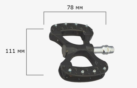Педалі Gamma MKS, Black