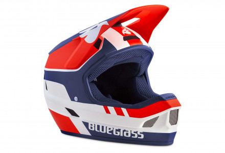 Шлем Bluegrass Legit White Red Blue | Matt