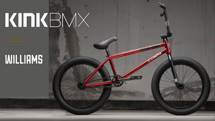 Велосипед KINK BMX Williams 2021 красный