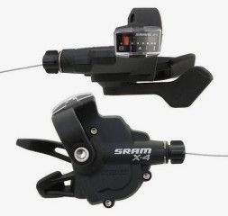 Манетки Sram 09A SL X.4 TRIGGER SET 8SP R INDEX F
