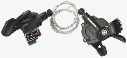 Манетки Sram 09A SL X.4 TRIGGER SET 8SP R INDEX F