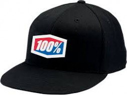 Кепка 100 % “ICON” 210 Fitted Hat  Black SM/MD