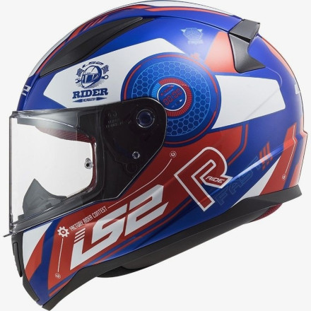 Мотошлем LS2 FF353 RAPID STRATUS GLOSS BLUE RED WHITE
