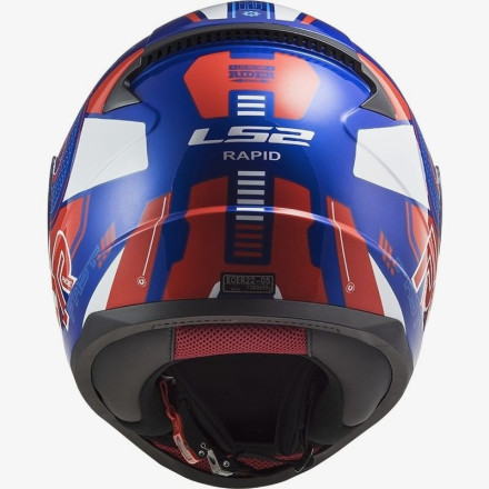Мотошлем LS2 FF353 RAPID STRATUS GLOSS BLUE RED WHITE