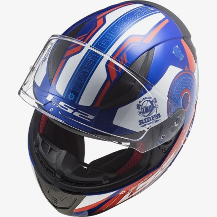 Мотошлем LS2 FF353 RAPID STRATUS GLOSS BLUE RED WHITE