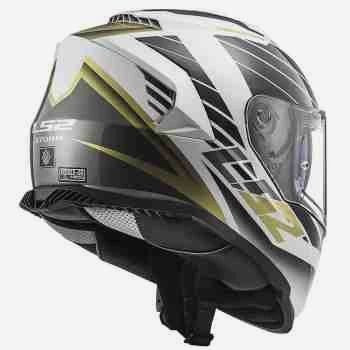 Мотошлем LS2 FF800 STORM NERVE WHITE ANTIQUE GOLD