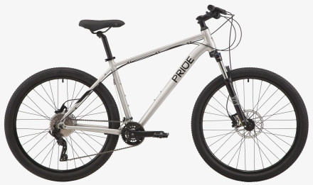 Велосипед 27,5&quot; Pride MARVEL 7.3 рама -  2022 серый (тормоза SRAM, задний переключатель и манетка - MICROSHIFT)