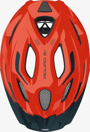 Велошолом спортивний ABUS ADURO 2.1 Shrimp Orange