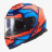 Мотошлем LS2 FF800 STORM FASTER FLUO ORANGE BLUE