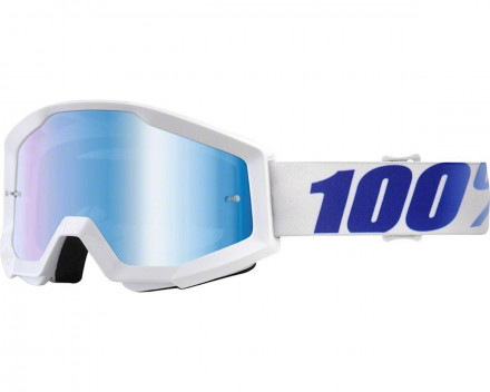 Мото очки 100% STRATA Goggle Equinox - Mirror Blue Lens