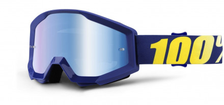 Мото очки 100% STRATA Goggle Hope - Mirror Blue Lens
