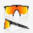 Велосипедные очки Ride 100% SpeedCraft AIR- Soft Tact Black - HiPER Red Multilayer Mirror