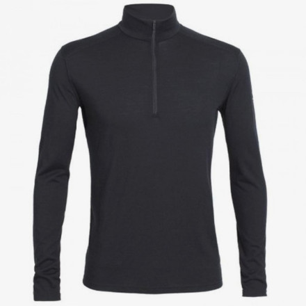 Футболка с длинным рукавом Icebreaker BF 200 Oasis LS Half Zip MEN black