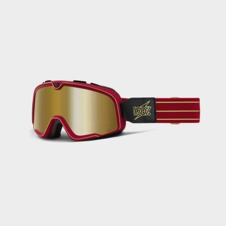Мото очки 100% BARSTOW Goggle Cartier - True Gold Lens, Mirror Lens