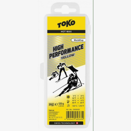 Воск TOKO Performance yellow 120g