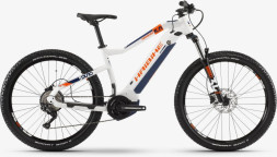 Электровелосипед Haibike SDURO HardSeven 5.0 i500Wh 10 s. Deore 27.5&quot;, бело-оранжево-синий, 2020