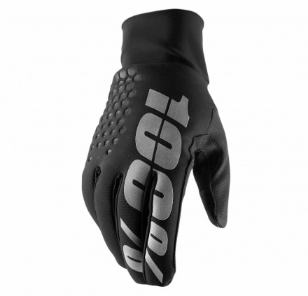 Зимние мото перчатки RIDE 100% HYDROMATIC Waterproof Glove [Black]