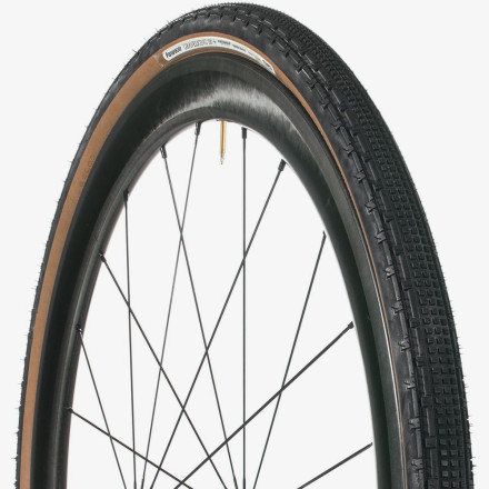Покришка гревел б/к Panaracer GravelKing SK Plus 700x38C, склад., чорн./коричн.
