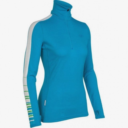 Футболка с длинным рукавом Icebreaker BF 260 Vertex Zip WMN gulf