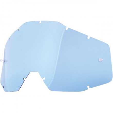 Линза 100 % RACECRAFT/ACCURI/STRATA Replacement Lens Blue Mirror/Blue Anti-Fog