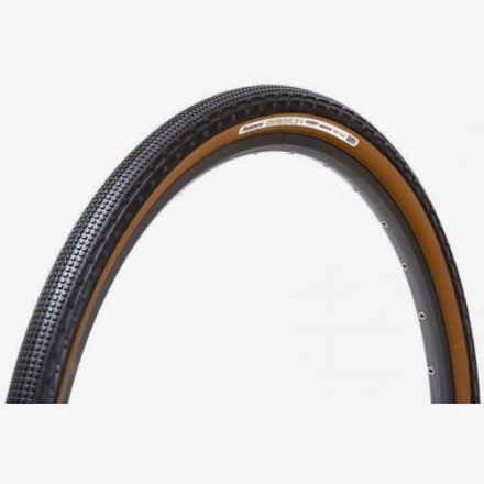 Покришка гревел б/к Panaracer GravelKing SK Plus 700x43C, склад., чорн./коричн.