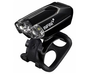 Фара передняя INFINI I-260W черн. 2 светодиода, 4 режима, USB, крепл. батар.,