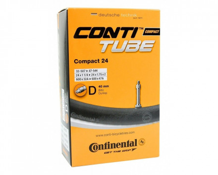 Камера Continental Compact 24&quot;x2.0-2.4 wide, 50-507 -&gt; 60-507, AV40mm