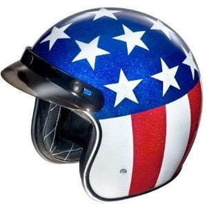 Мотошлем LS2 OF583 EASY RIDER, BLUE RED WHITE