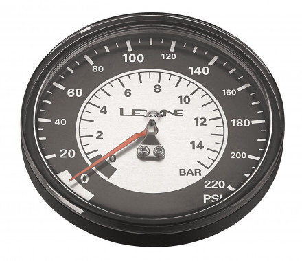 Манометр Lezyne 220 PSI GAUGE 3.5&quot; Серебристый