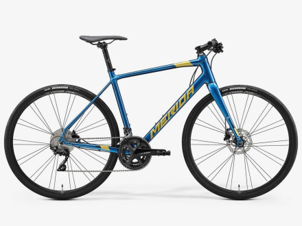Велосипед MERIDA 2020 SPEEDER 400 SILK OCEAN BLUE(GOLD/BLACK)