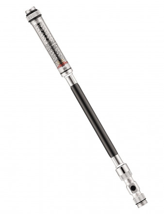Шланг для ручного насоса с манометром Lezyne ABS PEN GAUGE Серебристый