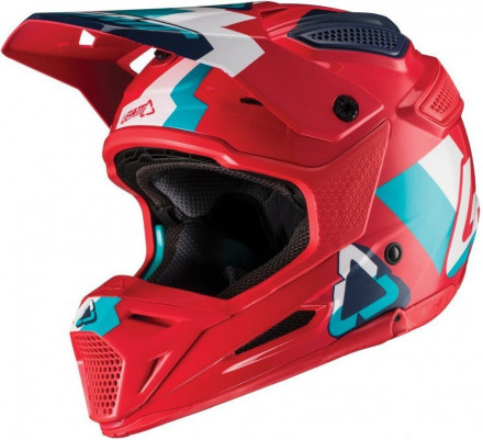 Мотошлем LEATT Helmet GPX 5.5 V19.2 [Red/Teal]