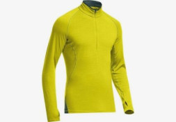 Футболка с длинным рукавом Icebreaker Sprint LS Half Zip MEN chartreuse/pine