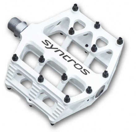 Педали Syncros MEAT HOOK WHITE / Alloy Pedal Body / V9 pins