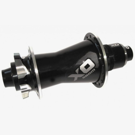 Втулка MTB Sram Hub X0 DH Rear 6-Bolt Disc 32H Black/Silver, XD Driver Body (11/12spd) (includes 12x150 &amp; 12x157 Through Axle Caps) - A1