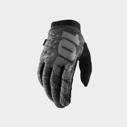 Зимние мото перчатки RIDE 100% BRISKER Cold Weather [Grey]
