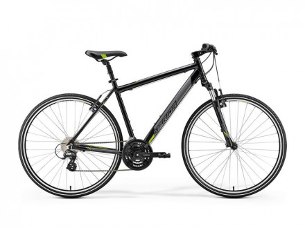 Велосипед Merida CROSSWAY 15-V METALLIC BLACK(GREEN)