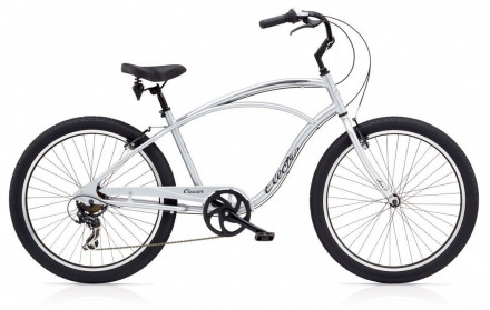 Велосипед 26&quot; ELECTRA Cruiser Lux 7D Men&#039;s Silver Satin