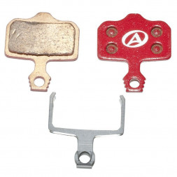 Тормозные дисковые колодки Author ABS-65S Avid Elixir, металл, красные