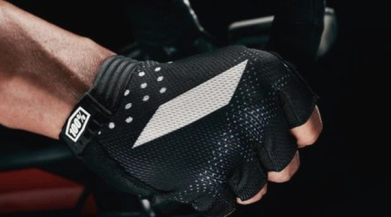 Вело перчатки Ride 100% EXCEEDA Gel Short Finger Glove [Black]