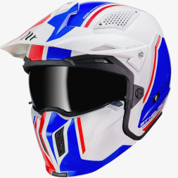 Шлем MT Streetfighter SV Twin White/Blue/Red